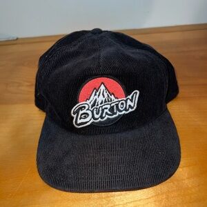 Vintage Burton corduroy snapback